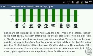Abbildung 6: ?und so sieht der Bericht in der App Beam Reader aus.