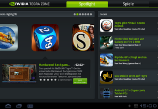 Neues von der Tegra-Zone
