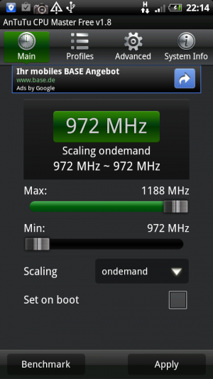 Abbildung 6: Die schön gestaltete Oberfläche von CPU Master.
