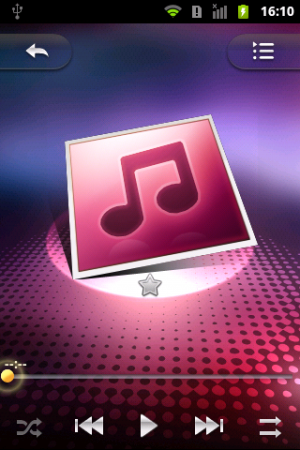 Abbildung 3: Der von Huawei mitgelieferte Audioplayer ist besser als der Standard-Player von Android.