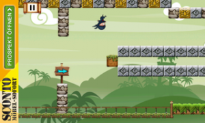 Abbildung 16: Der Ninja steht Kopf! Bei diesem Spiel haben Sie keine Sekunde Ruhe.
