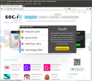 Abbildung 11: Bis man bei Soc.io endlich hier im Shop gelandet ist, muss man sich durch zwei Schirme klicken und darf dabei eine kleine Schaltfläche nicht übersehen.