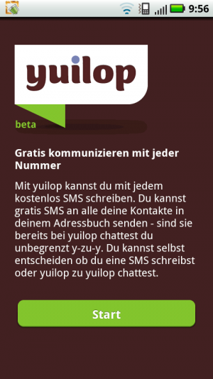 Abbildung 1: Einloggen und Loslegen.