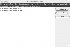 Abbildung 3: Über den Media Path Selector teilen Sie Gmote mit, welche Verzeichnisse aus der Ferne aufgerufen werden dürfen.