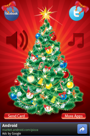 Abbildung 22: Jede Kugel in Weihnachtsmusik Tree gibt einen Ton von sich.