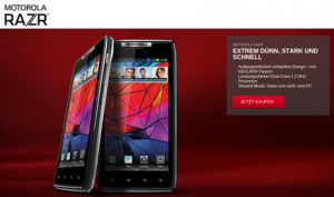 Das Motorola Razr ist einer von zahlreichen Preisen im Android-User-Adventskalender.