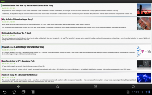 Abbildung 7: Das Webzine Feature stellt eine Webseite als Magazin dar.