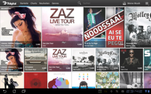 Abbildung 9: Wie im Plattenladen. So muss eine gute Musikshop-App aussehen.