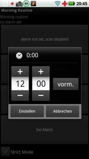 Mehr Zeit-Optionen gibt es leider nicht?
