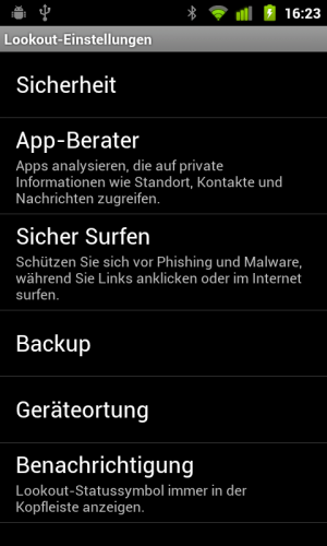 Abbildung 3: In den Einstellungen der App legen Sie fest wie oft die App nach schädlichen Programmen suchen soll.