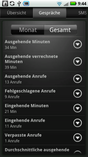 Abbildung 6: Blicken Sie im Tarifdickicht nicht mehr durch, ist DroidStats ein willkommener Helfer.