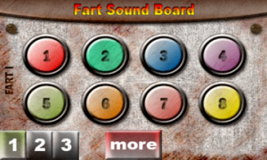 Abbildung 7: Fart Sound Board in Aktion!