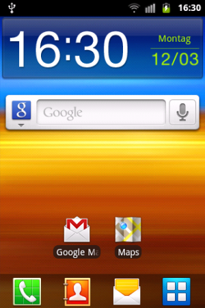 Abbildung 3: Samsungs TouchWiz-Benutzeroberfläche überzeugt einmal mehr durch ihre übersichtliche und farblich ansprechende Gestaltung.
