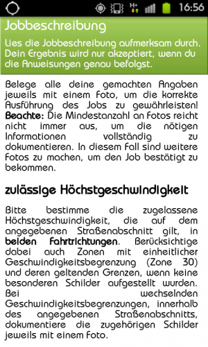 Abbildung 5: Die Aufgabe entpuppte sich allerdings dann als recht zeitaufwändig.