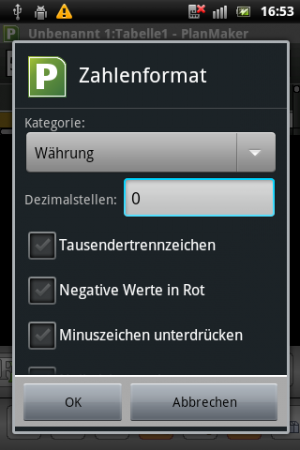 Abbildung 8: Das Zahlenformat weist man recht bequem zu, indem man zunächst eine Kategorie auswählt (wie etwa Währung oder Datum) und dann am genauen Aussehen feilt.