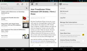 Pocket ist ein Offline-Reader für lesenswerte Fundstücke aus dem Netz.