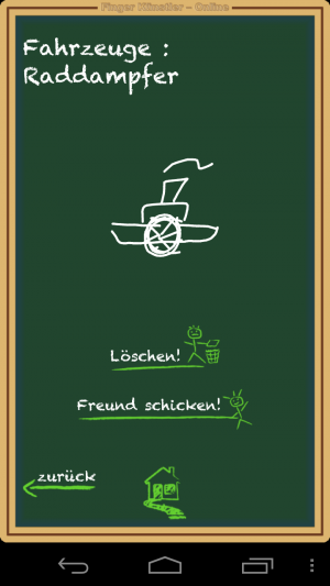 Diese Zeichnung für "Raddampfer" stammt von der Android-User-Redaktion.