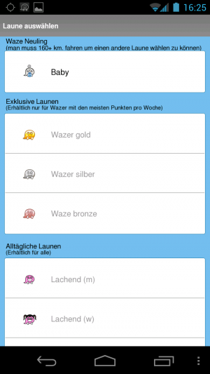 Abbildung 5: Je mehr Sie fahren und Waze nutzen, desto höher wird Ihr Ansehen in der Waze-Community.