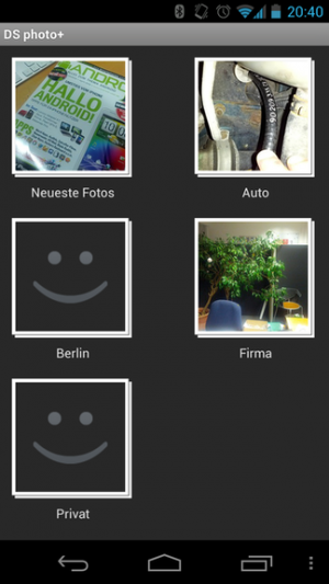 Abbildung 12: DS photo+ ist Ihre eigene Photo-Plattform. Vom Handy, wie auch Desktop, greifen Sie auf Ihre Bilder zu.