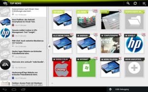 Tablet-User können auf die Tablet-Version von Appy-Geek zurückgreifen.