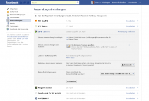 Abbildung 5: Die App "Line Camera" möchte Zugriff auf die Bilder und im Namen des Anwenders bei Facebook posten.