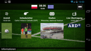Die App enthält auch Zusatzinformationen zu jeder Partie.