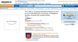 Das "neue" HTC One S wird zum gleichen Preis verkauft.