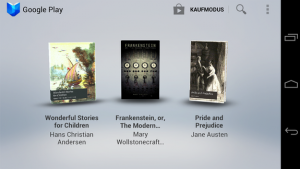 Die Android App Google Play Books ist auf zahlreichen Geräten bereits vorinstalliert.