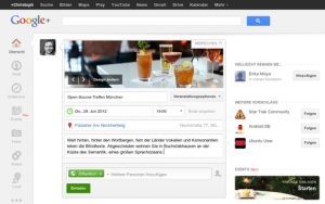 Google+ macht es nun einfacher Treffen unter Freunden zu organisieren.