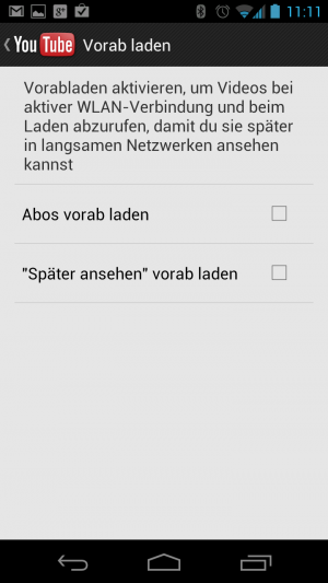 Videos lassen sich nun Cachen und Offline ansehen.