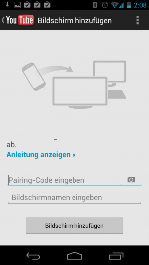 Benutzen Sie die YouTube-App als Fernbedienung.