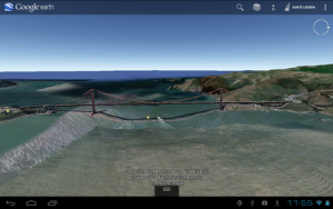 Google kommt nicht umsonst aus der Bay Area: Die Golden Gate Bridge gibt es auch in 3D.