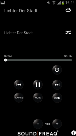 Es gibt mit Sicherheit deutlich ansprechendere Musik-Player als Soundfreaq Remote.