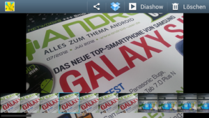 Abbildung 10: Die Serienbild-Funktion nimmt bis zu 20 Bilder in kurzen Abständen hintereinander auf.
