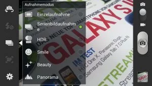 Abbildung 11: Ihnen stehen zahlreiche verschiedene Kamera-Modi zur Verfügung, gut funktioniert der HDR-Modus.