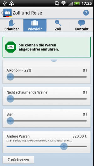 Importe von Kleidung oder Elektronik von einem Wert von bis zu 430 Euro müssen Sie nicht beim Zoll anmelden.
