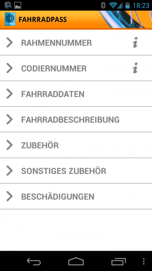 Wird Ihr teures Rad gestohlen, können Sie der Polizei sofort Infos zum Rad geben.