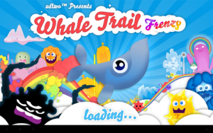 In Whail Trail steuern Sie einen kleinen Wal durch die Luft.