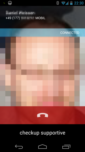Ein- und ausgehende Gespräche übernimmt das Android-Phone.