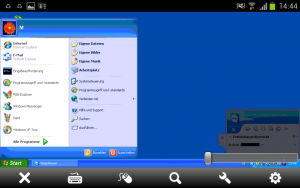 Abbildung 5: Mit Teamviewer macht Windows auf dem Android-Tablet richtig Spaß.