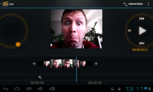 Abbildung 7: Das A1000 von ZBS eignet sich auch als einfacher Android-Video-Editor.