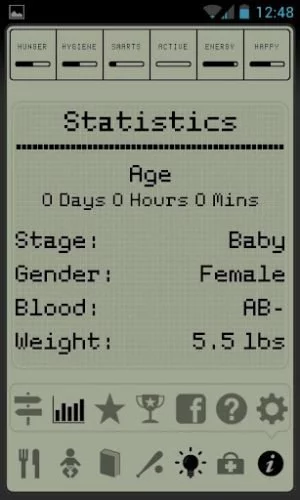 Ihr Hatchi ist ein Baby und möchte von vorne bis hinten umsorgt werden.