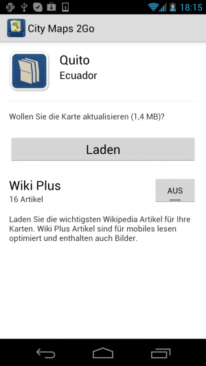 Gratis können sie für eine Karte die Wiki-Plus Erweiterung installieren.