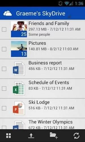 Microsoft macht mit Skydrive Dropbox und Co. Konkurrenz.