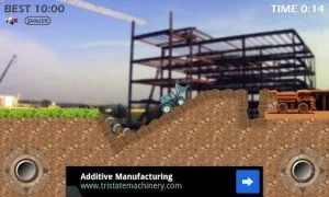 Bei Traktor Digger ist geschickte Hochstapelei gefragt.