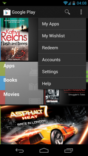 Redeem steht für das Guthaben-Konto beim Google Play Store.