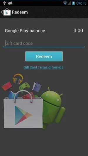 Über eine Geschenkkarte lässt sich weiteres Guthaben hinzufügen.