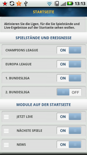 Ein großes Plus der App ist die Möglichkeit, viele Angaben zu personalisieren.