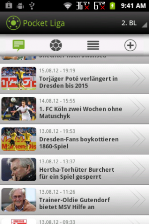 Pocket Liga versorgt den Fan mit den aktuellsten News rund um den schwarz-weißen Ball.