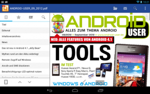 Abbildung 4: Selbstverständlich lassen sich die digitalen Ausgaben auch unter Android öffnen.